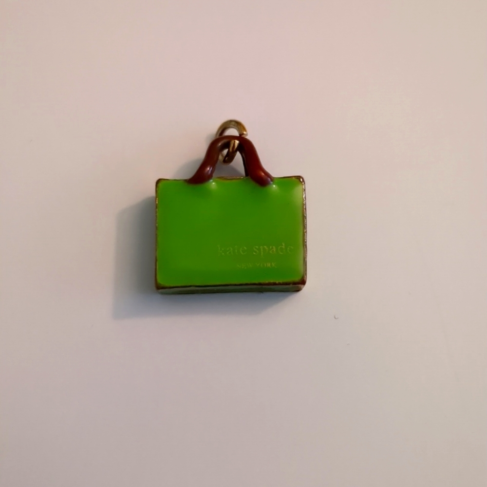 Kate Spade Green Purse Charm